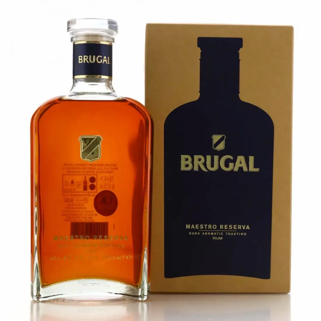 Image of the front of the bottle of the rumMaestro Reserva (Dark Aromatic Toasting)