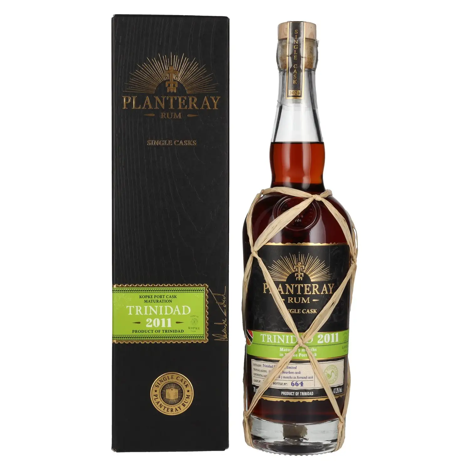 Image of the front of the bottle of the rumPlanteray Trinidad 2011 (Kopke Port Cask finish) Warehouse #1