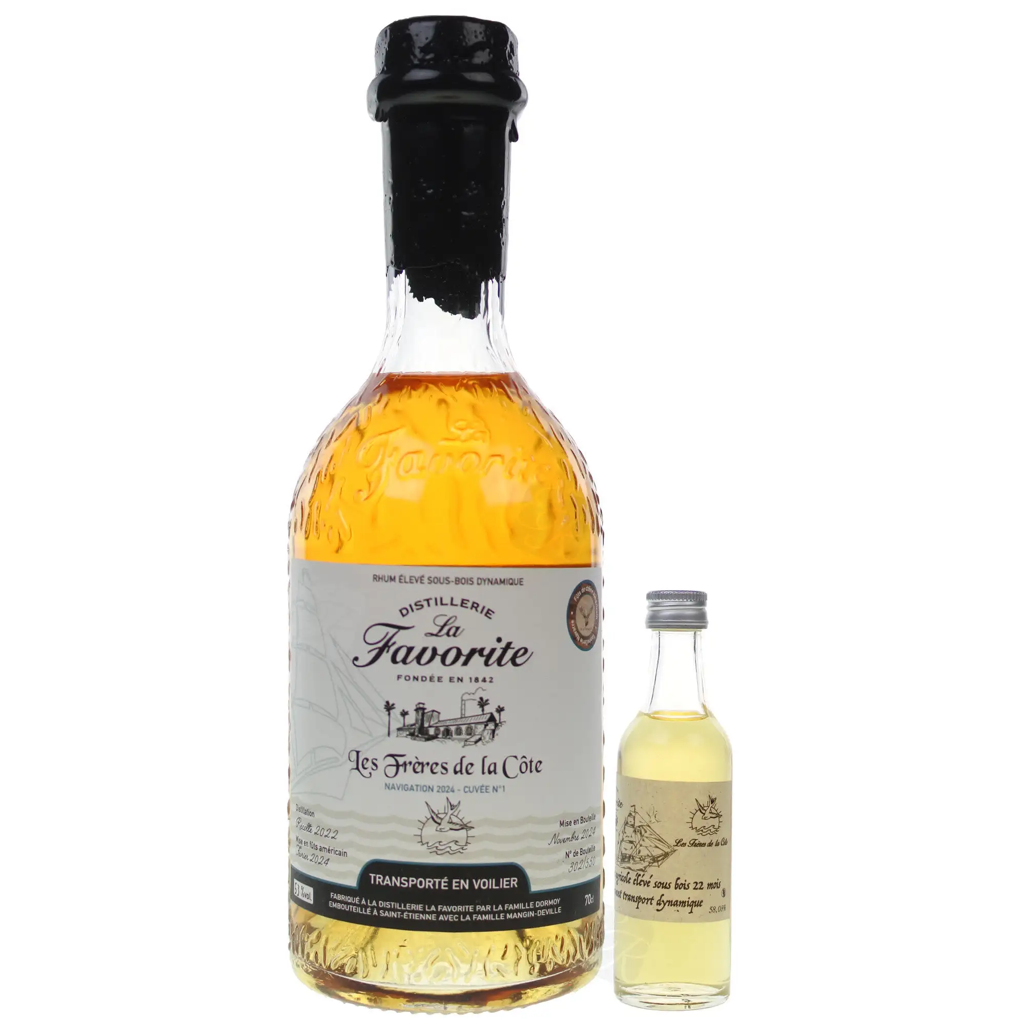 Image of the front of the bottle of the rumNavigation 2024 Cuvée No. 1