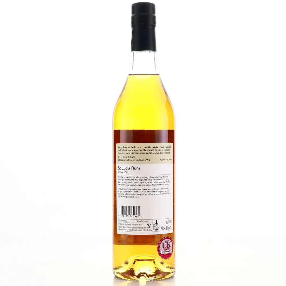 Hochauflösendes Bild der Flasche