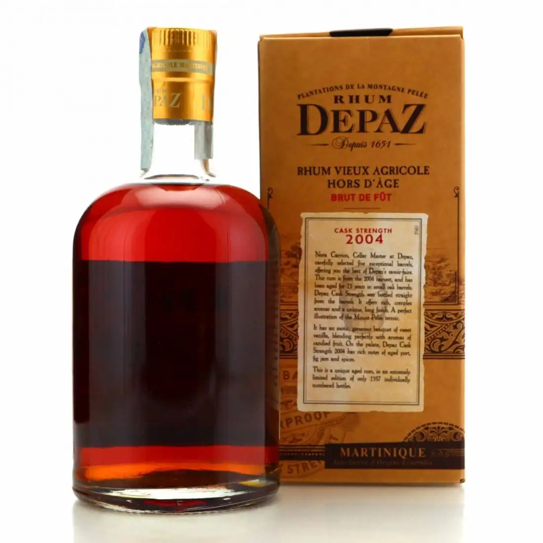 High resolution image of the bottle
