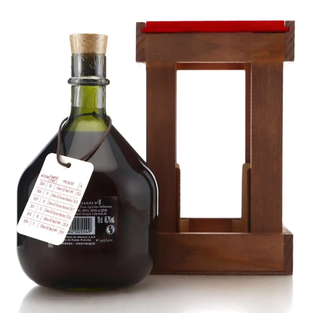 Hochauflösendes Bild der Flasche