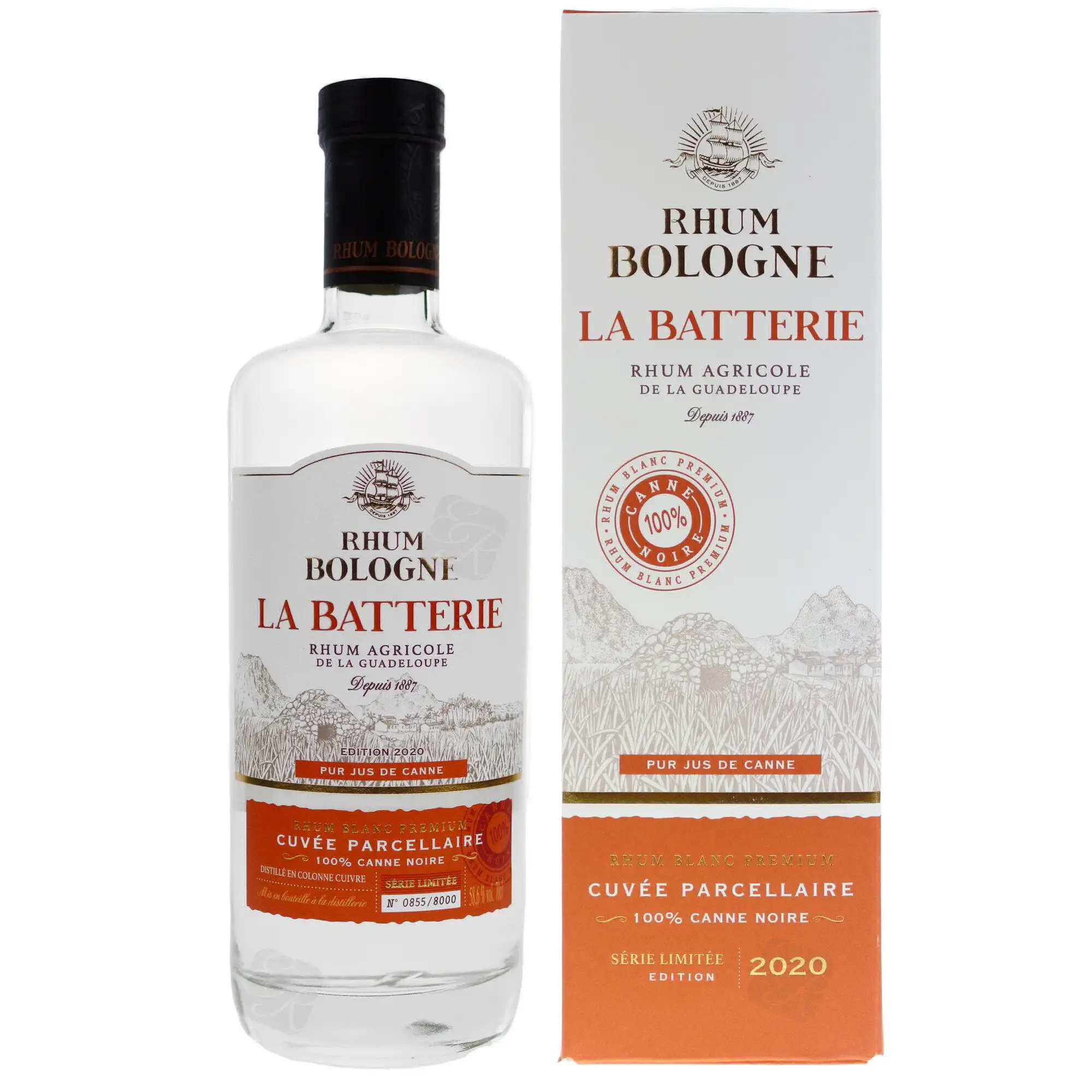 Image of the front of the bottle of the rumLa Batterie