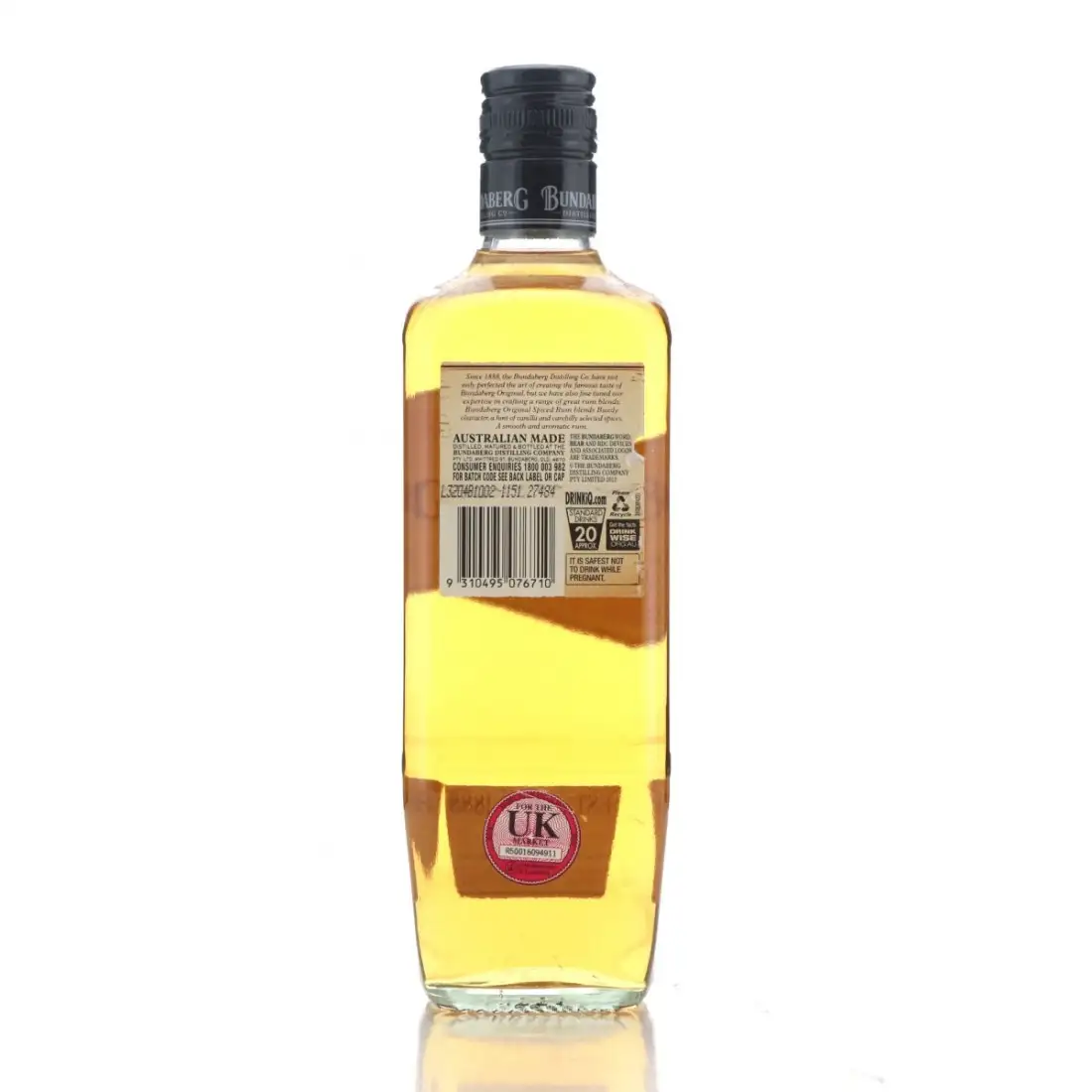 Hochauflösendes Bild der Flasche