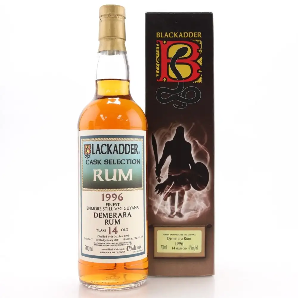 Image of the front of the bottle of the rum Cask Selection Rum VSG