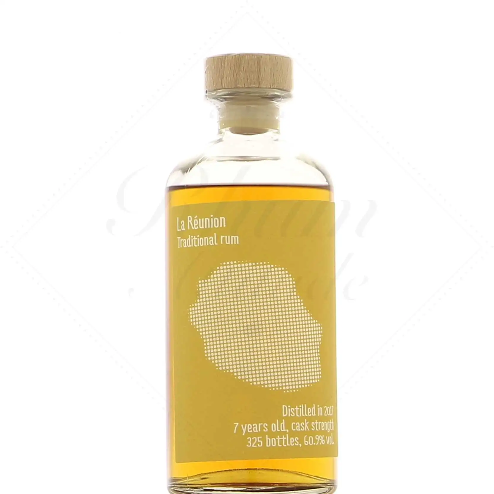 Image of the front of the bottle of the rum#3 La Reunion