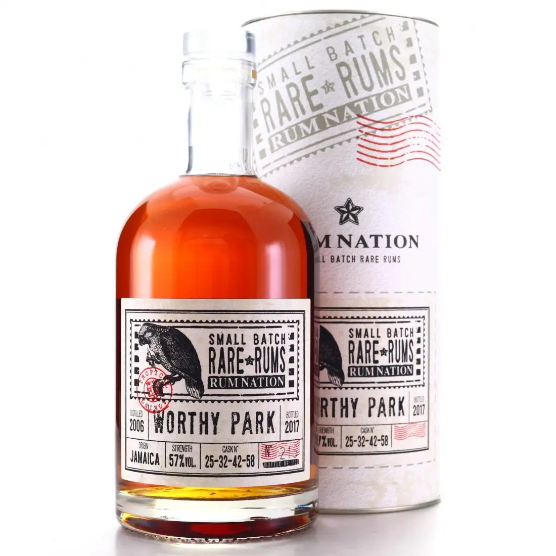 Image of the front of the bottle of the rum Small Batch Rare Rums