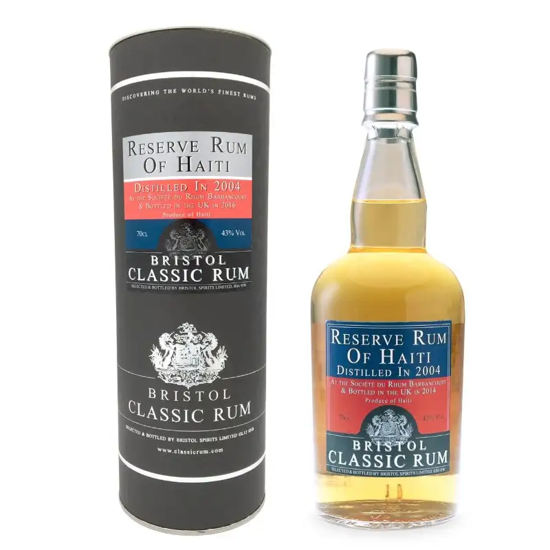 Image of the front of the bottle of the rumReserve Rum of Haiti