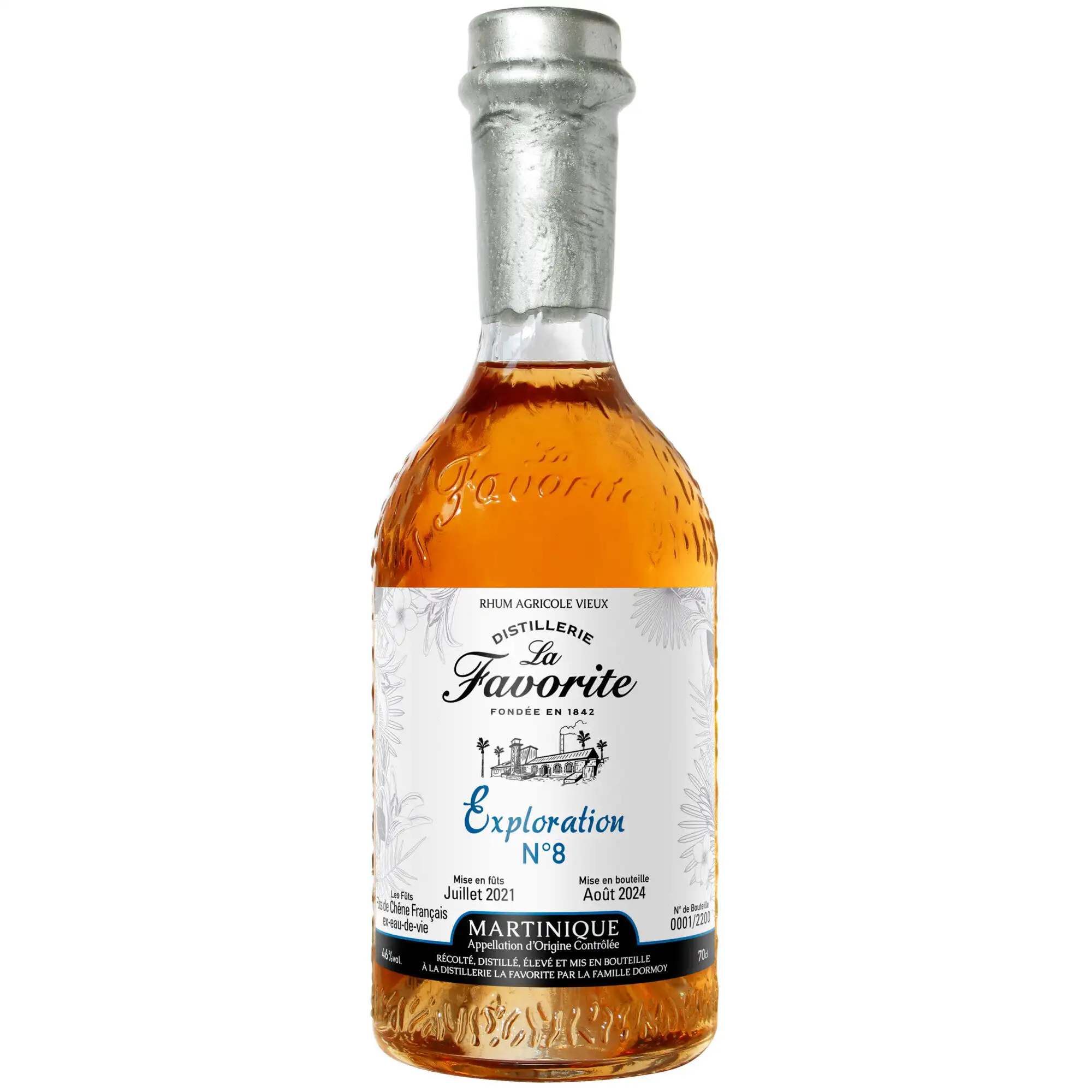 Image of the front of the bottle of the rumExploration No. 8