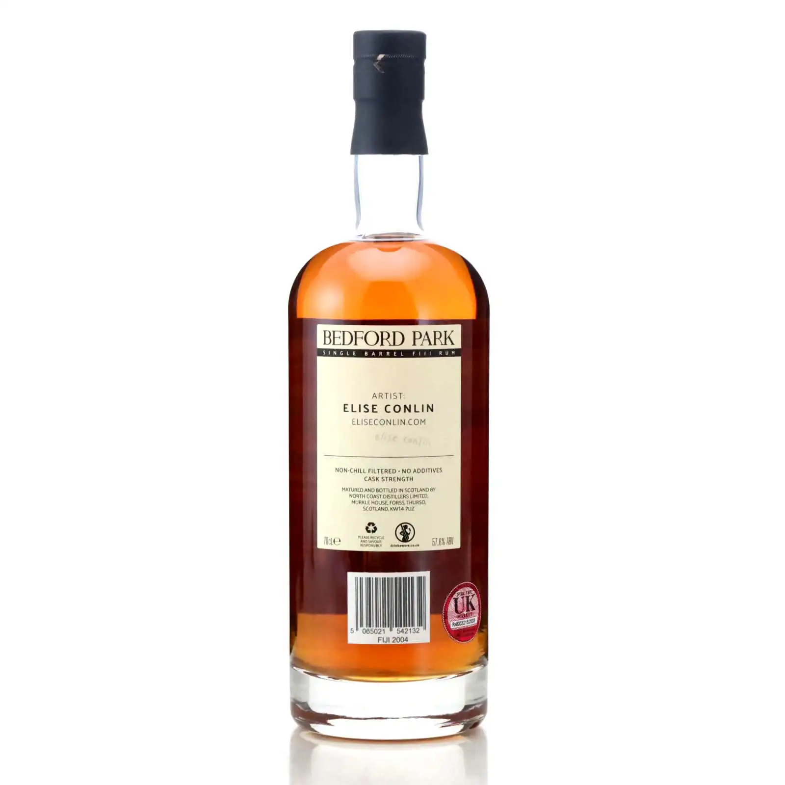 High resolution image of Bedford Park South Pacific Single Barrel Fiji Rum 2004