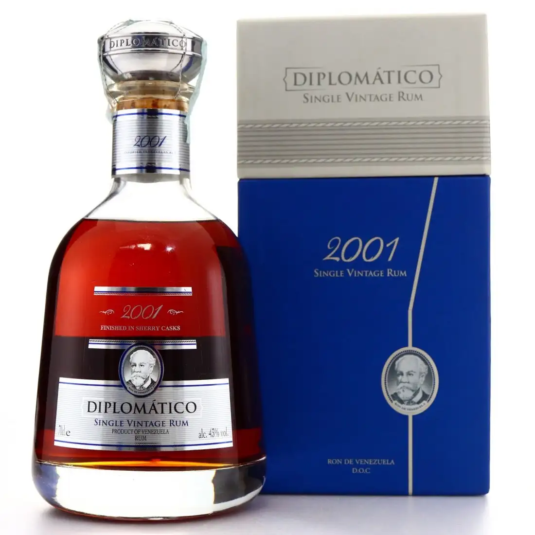 Image of the front of the bottle of the rumDiplomático / Botucal Single Vintage