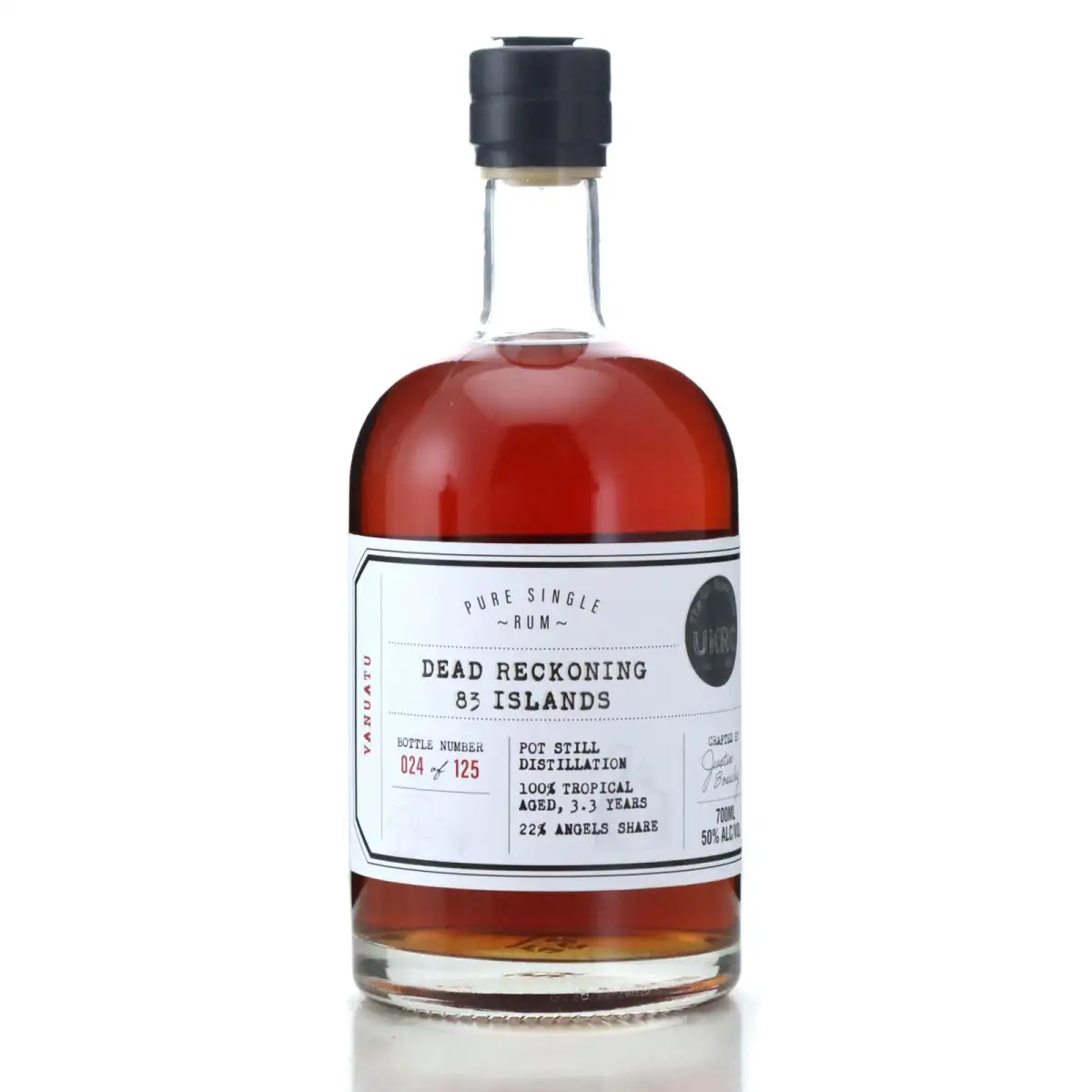 Bottle of Dead Reckoning 83 Islands Distillery Dead Reckoning Rum 83 Islands (The UK Rum Club)