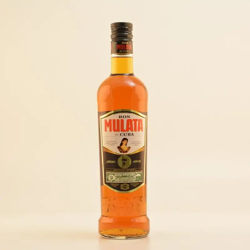 Image of the front of the bottle of the rumAñejo 7 Años