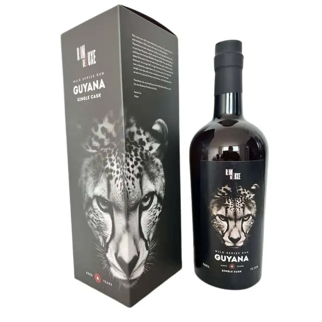 Image of the front of the bottle of the rumWild Series Rum Guyana SWR