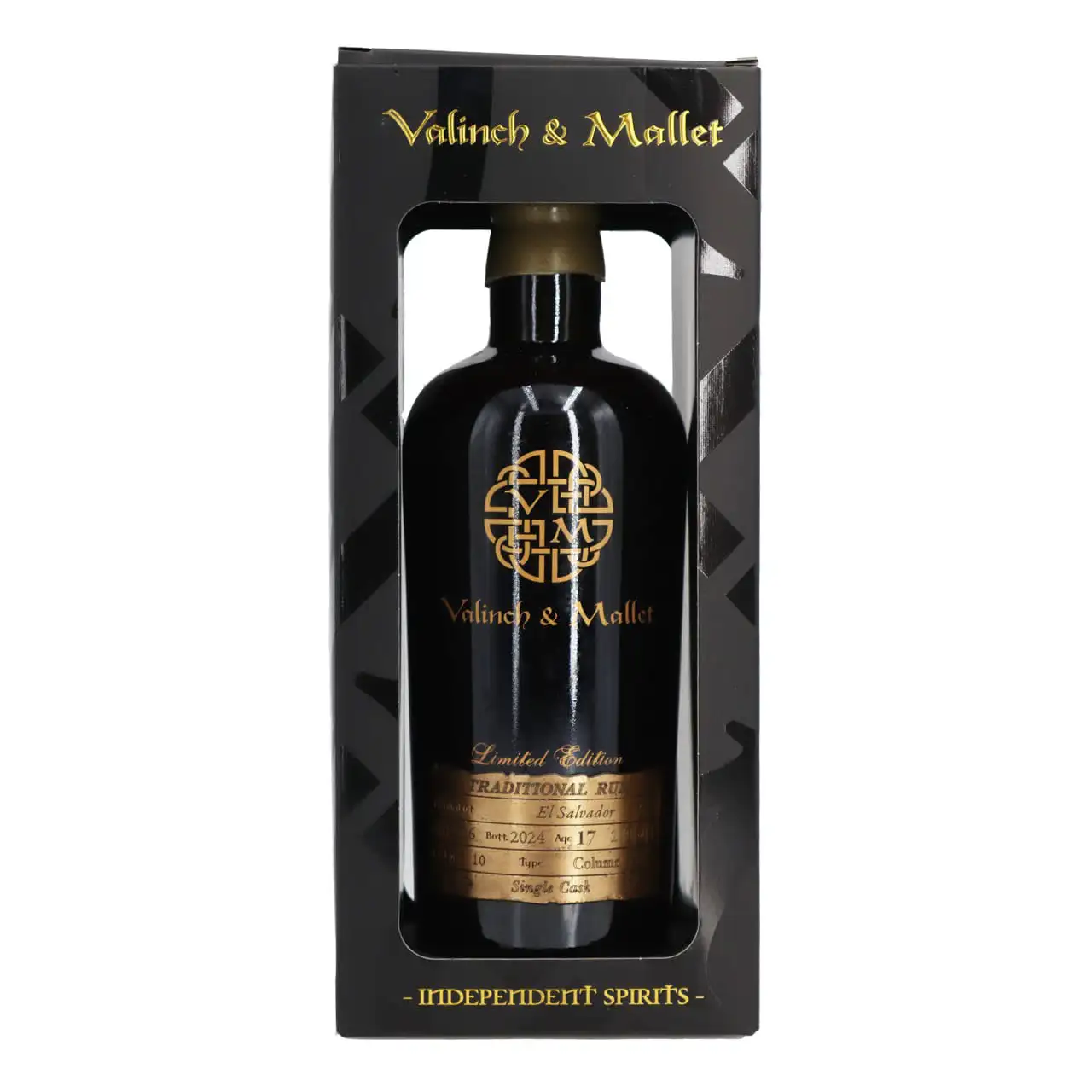 Image of the front of the bottle of the rumTraditional Rum