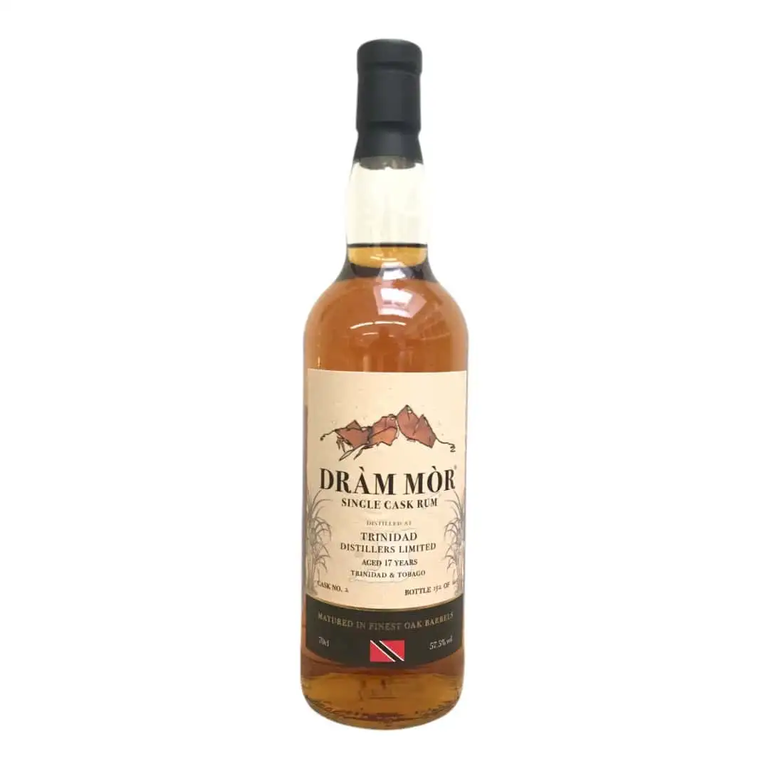 Image of the front of the bottle of the rumSingle Cask Rum