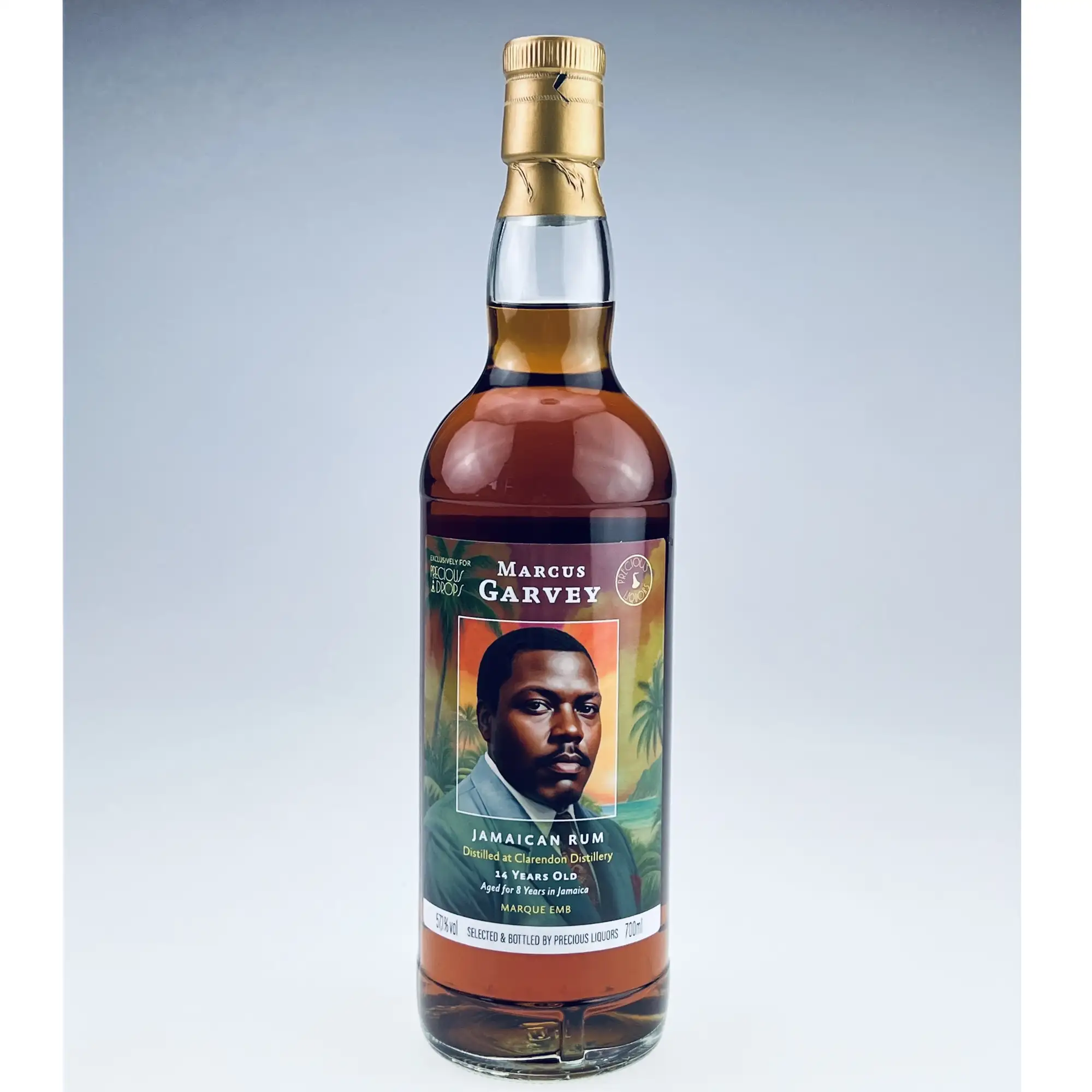 Bottle of Precious Liquors Clarendon Marcus Garvey 2024