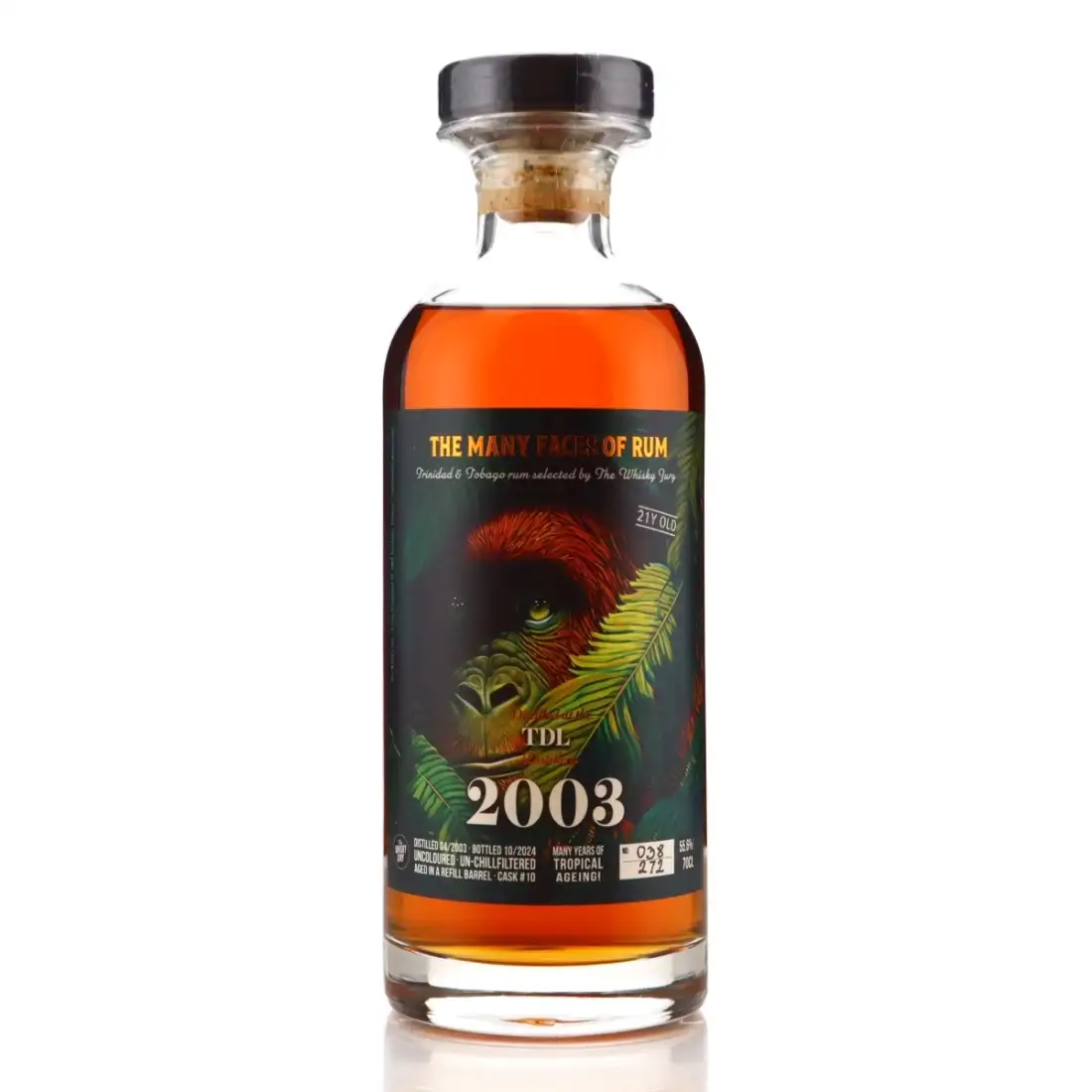Bottle of The Whisky Jury T.D.L The Many Faces of Rum