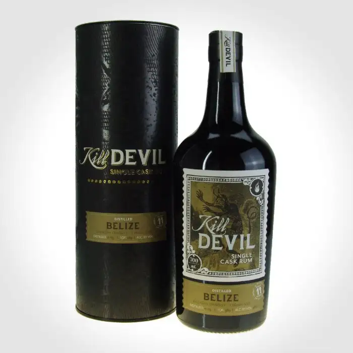 Image of the front of the bottle of the rum Kill Devil