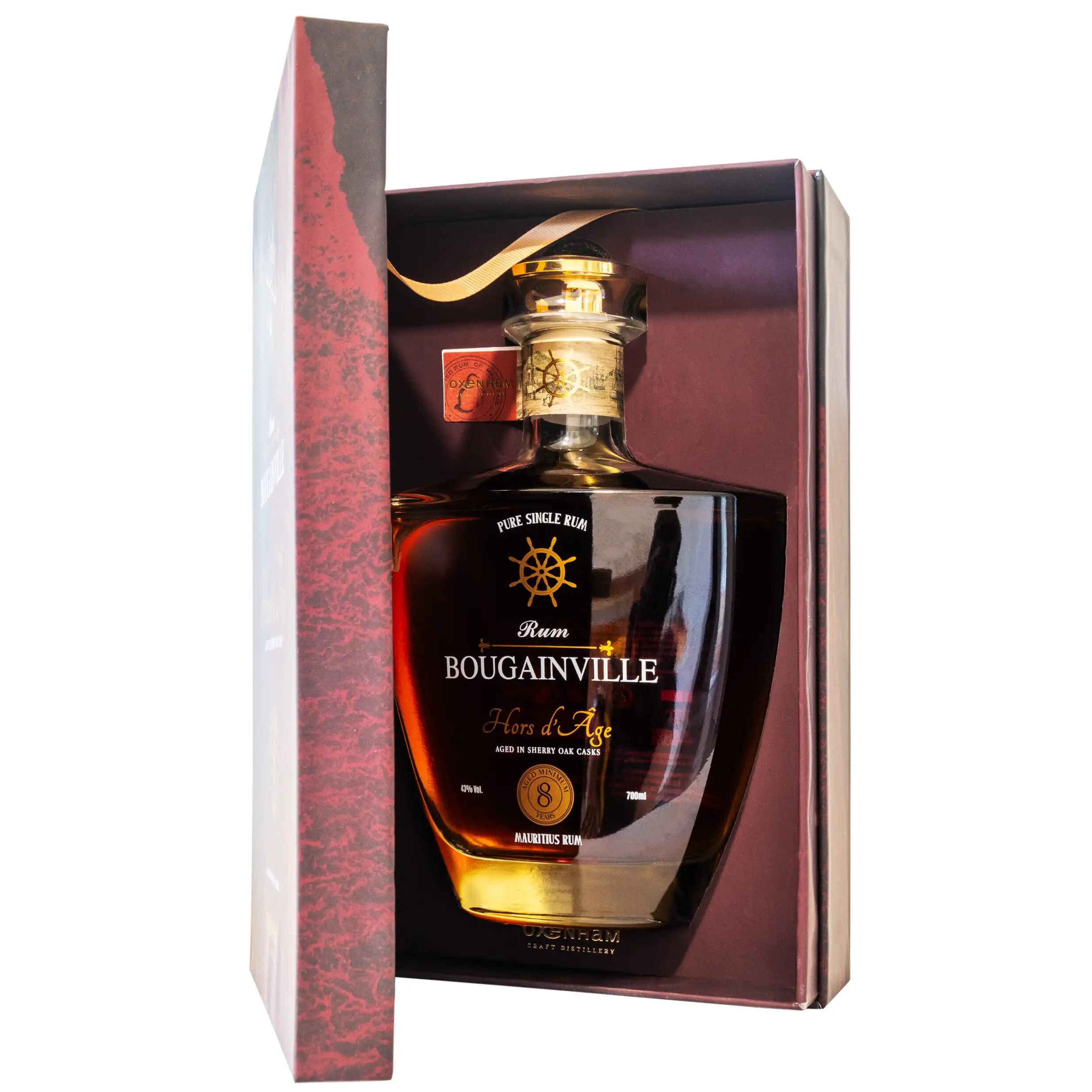 Image of the front of the bottle of the rumBougainville Hors D'Âge Sherry Oak Casks