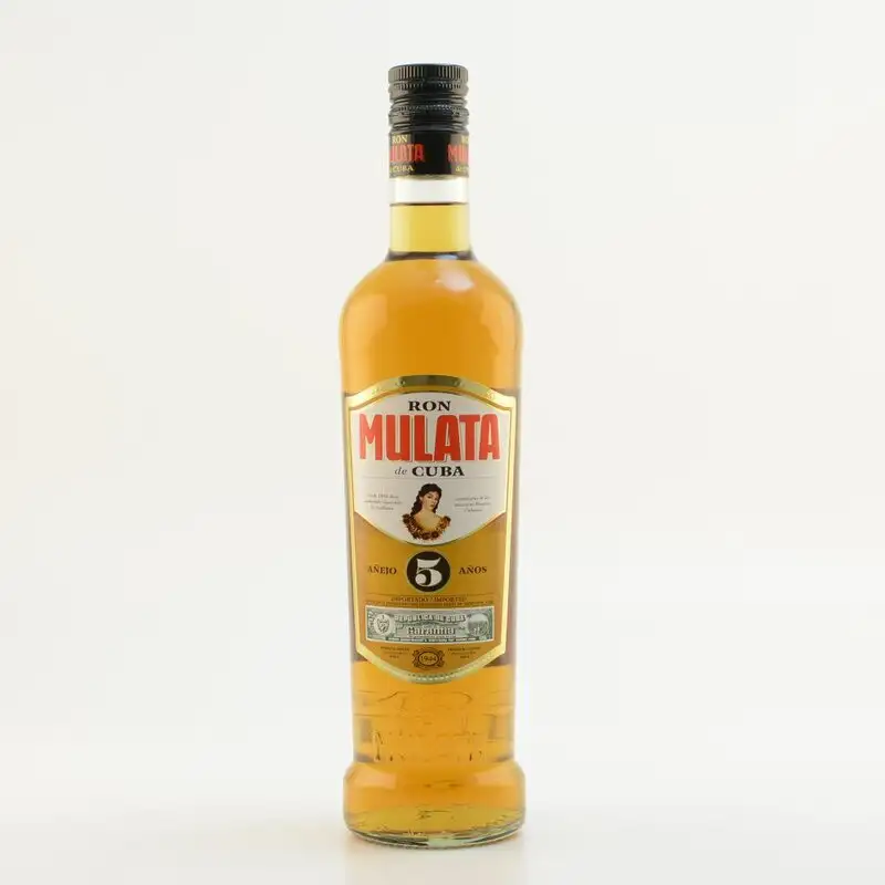 Image of the front of the bottle of the rumAñejo 5 Años