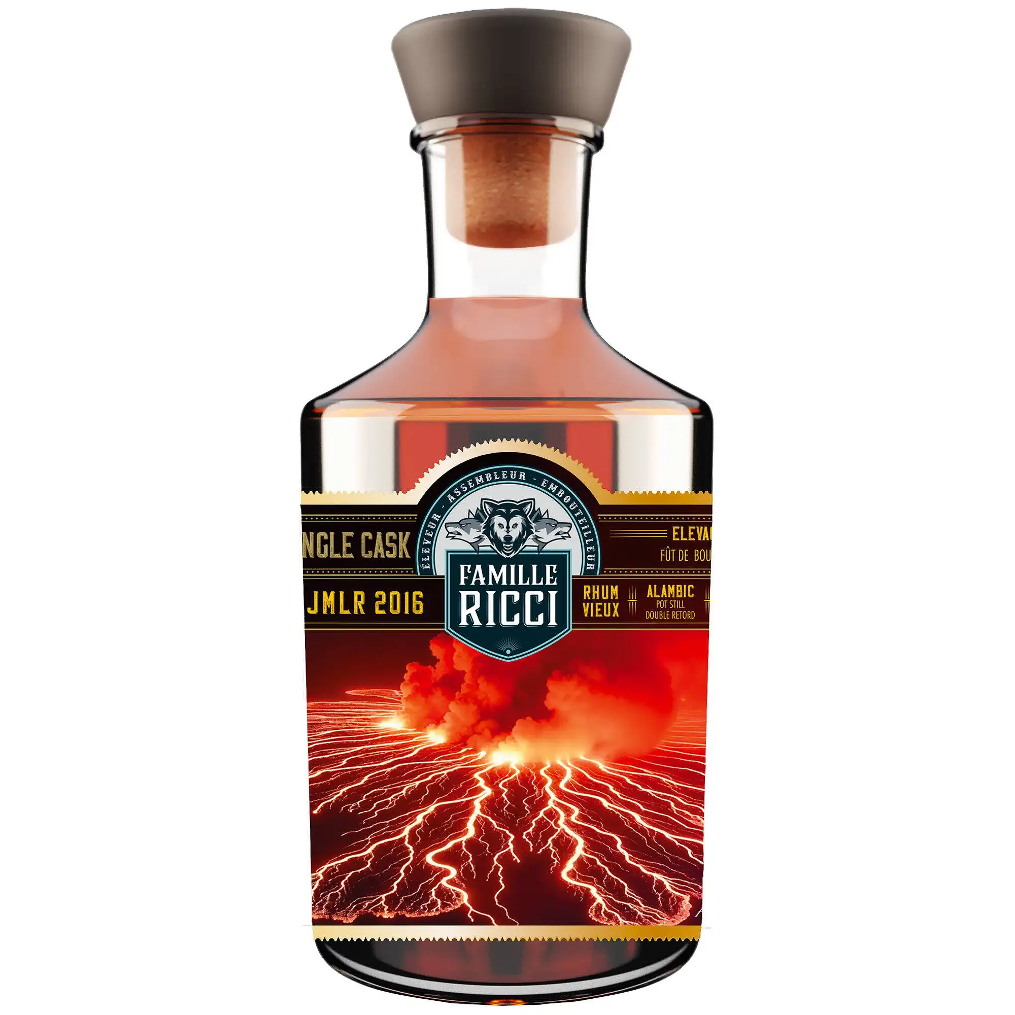 Image of the front of the bottle of the rumRare Single Cask JMLR