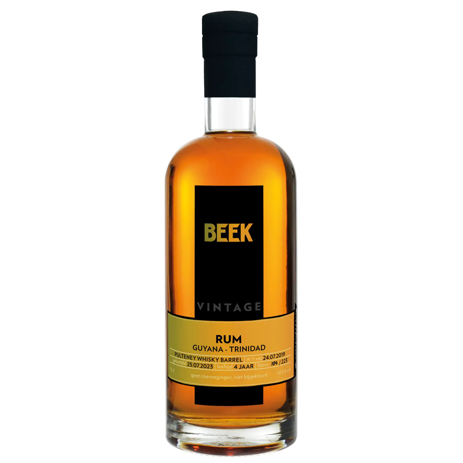 Image of the front of the bottle of the rumRum Guyana-Trinidad (Pulteney Cask)