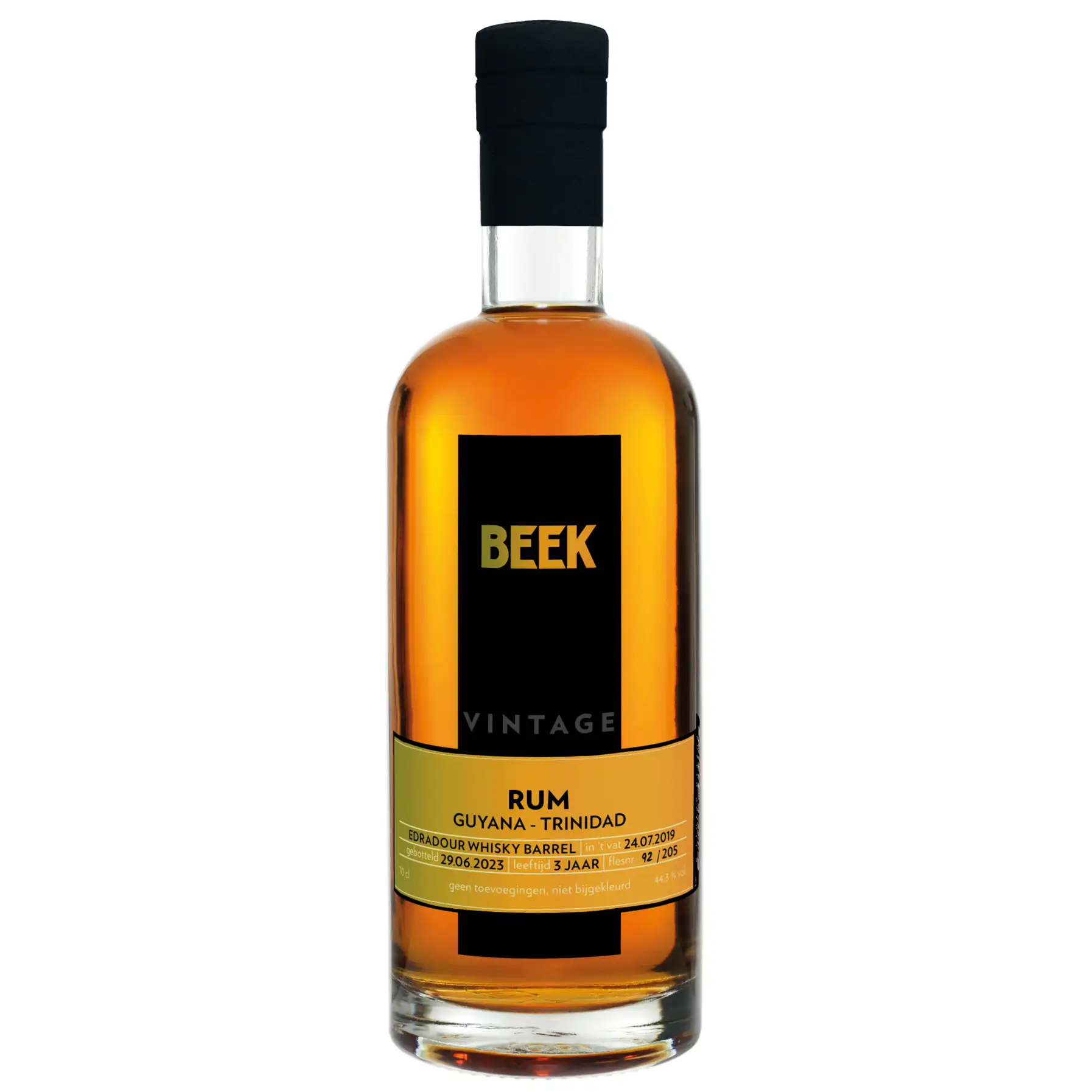 Image of the front of the bottle of the rumRum Guyana-Trinidad (Edradour Cask)