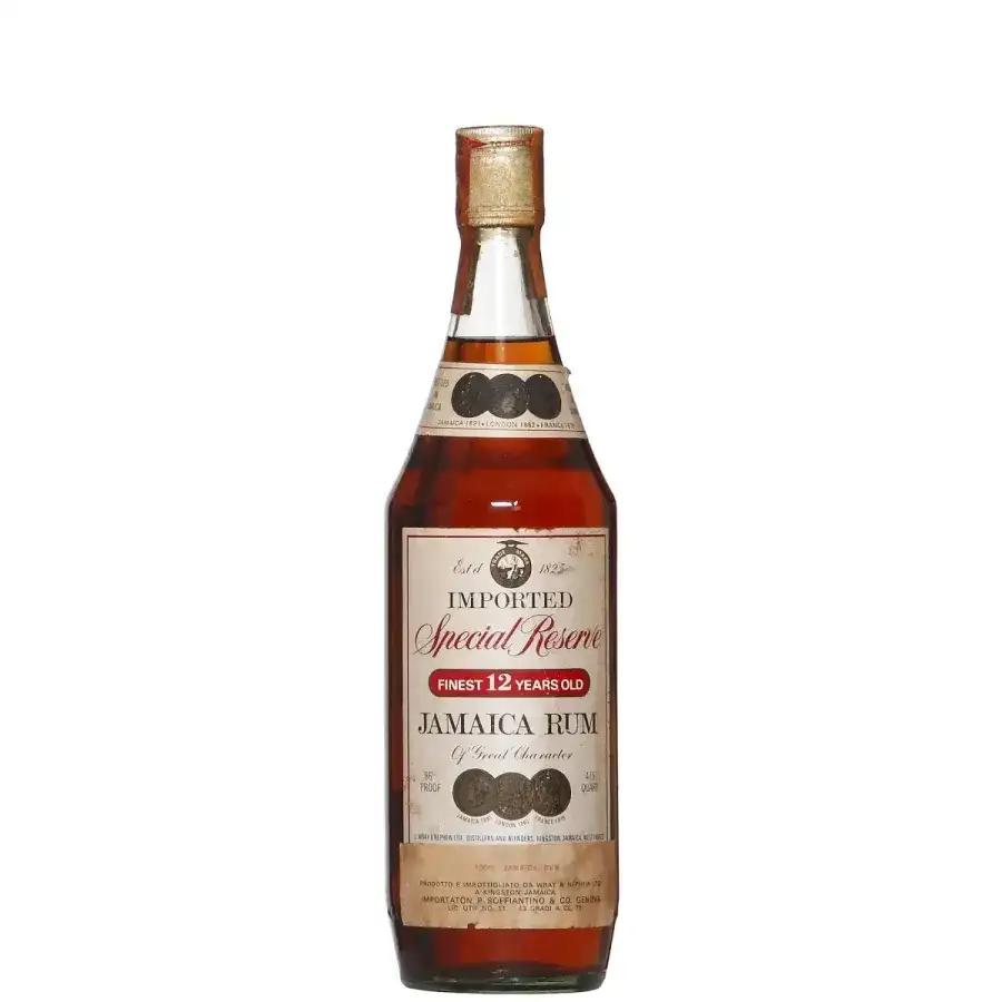 Image of the front of the bottle of the rumSpecial Reserve Finest Jamaica Rum 1970s