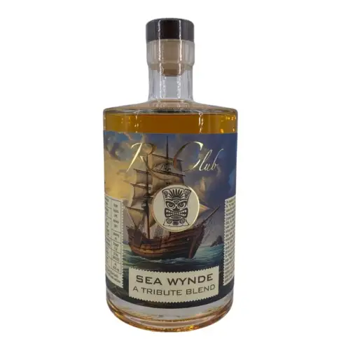 Image of the front of the bottle of the rumRumclub Private Selection Sea Wynde - A Tribute Blend