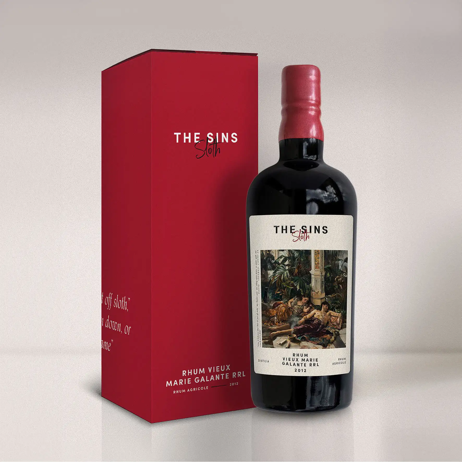 Bottle of Distilia The Sins Sloth RRL by Robert Bauer 2012