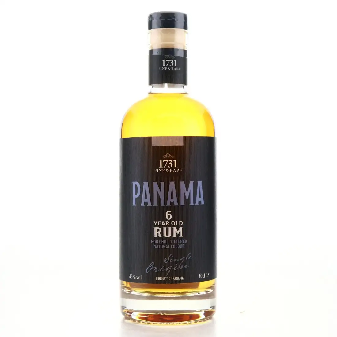 Image of the front of the bottle of the rum Panama