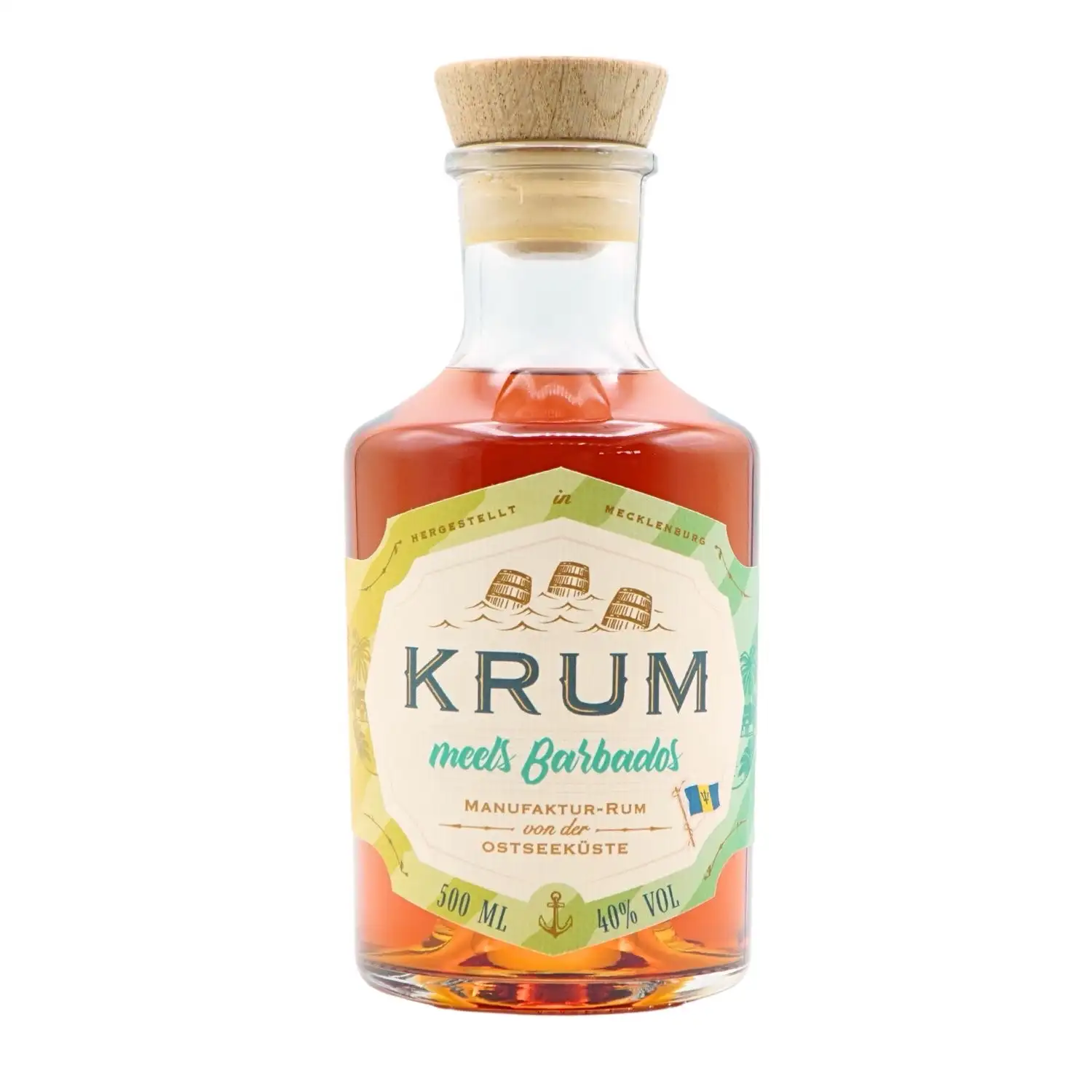 Bottle of Krum meets Barbados