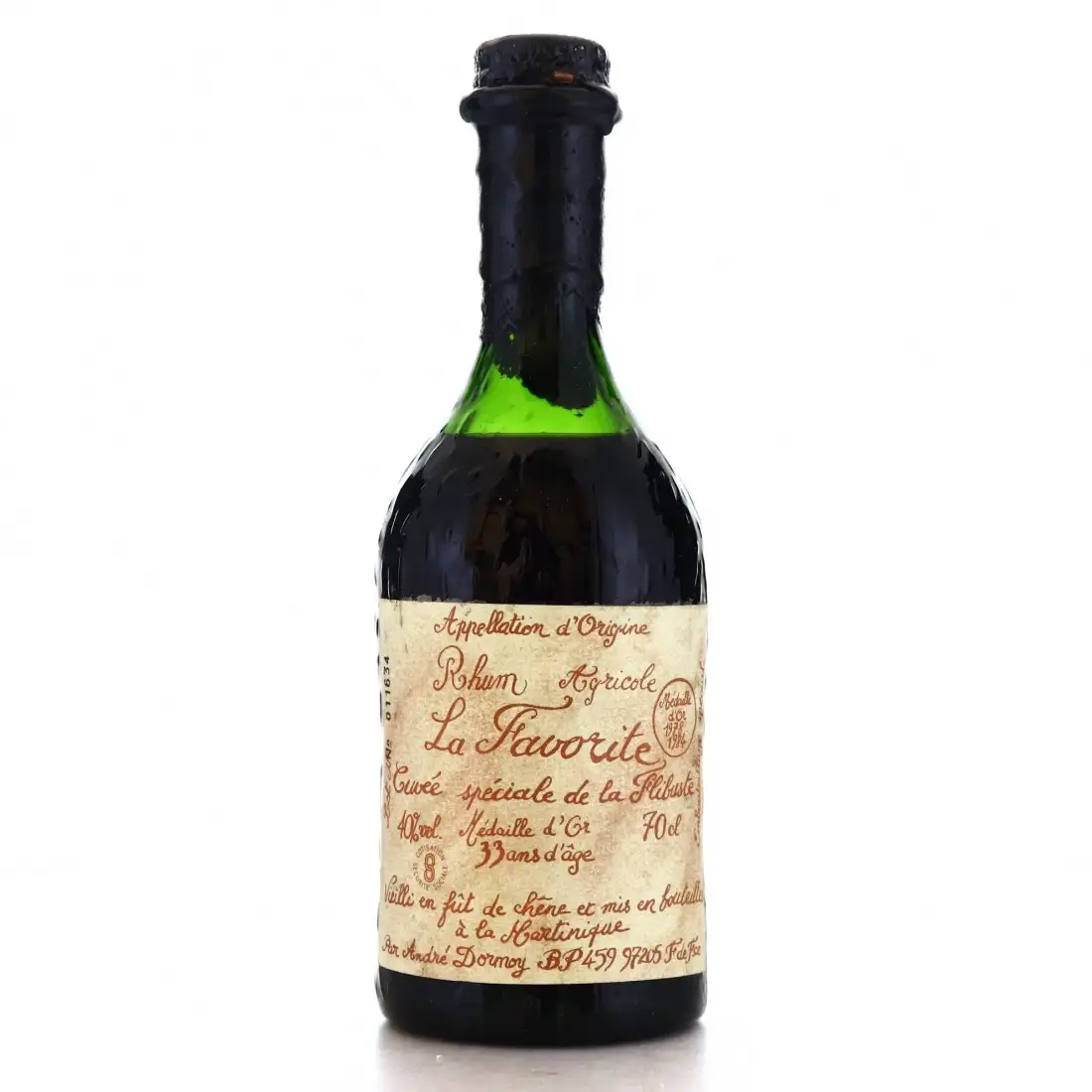 High resolution image of the bottle