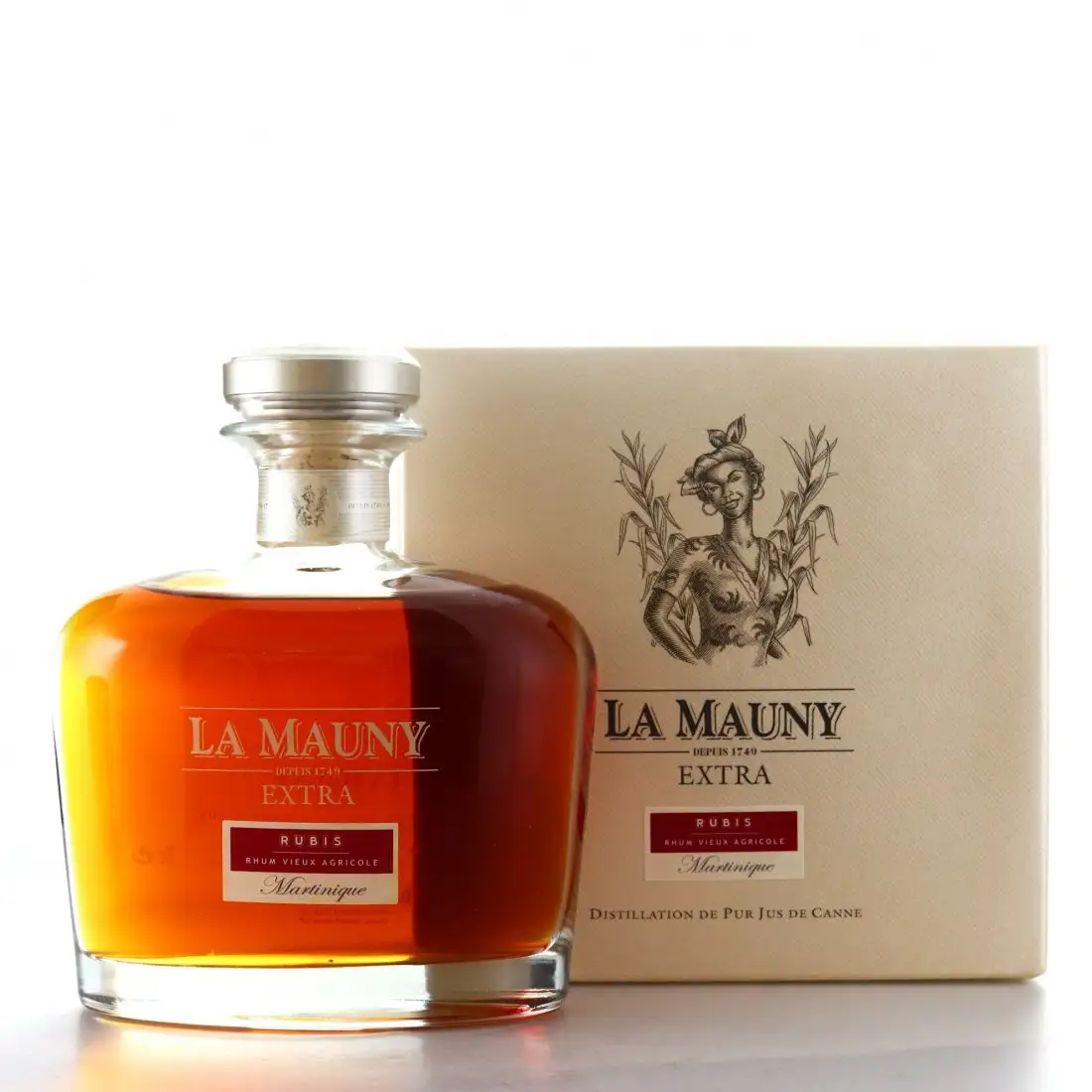 Image of the front of the bottle of the rumExtra Rubis Rhum Vieux agricole
