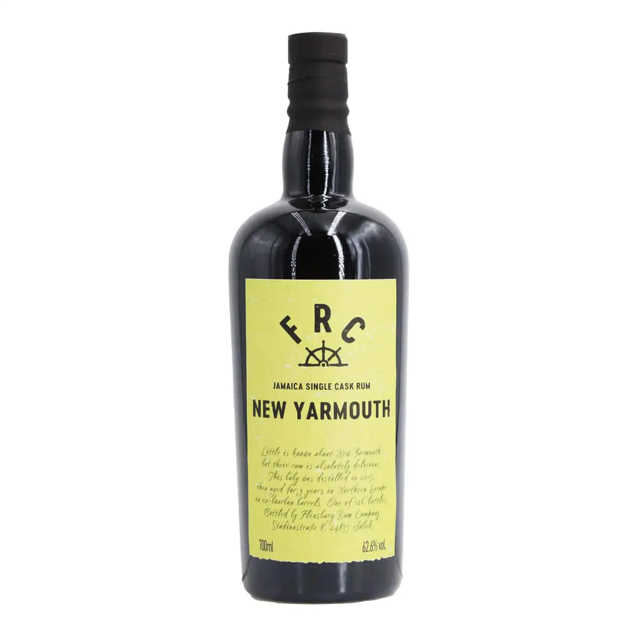 Bottle of Flensburg Rum Company New Yarmouth 2015