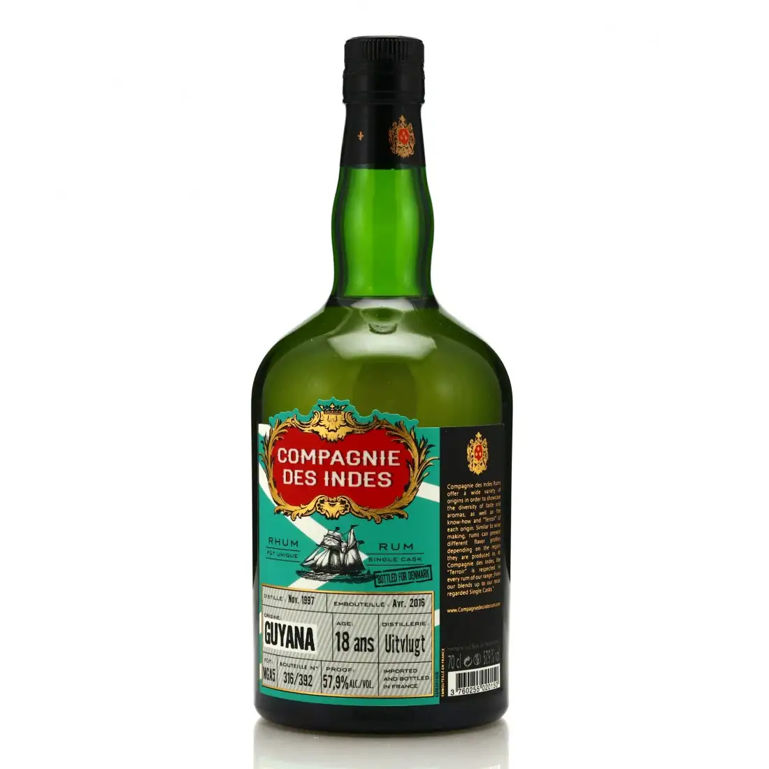 High resolution image of the bottle