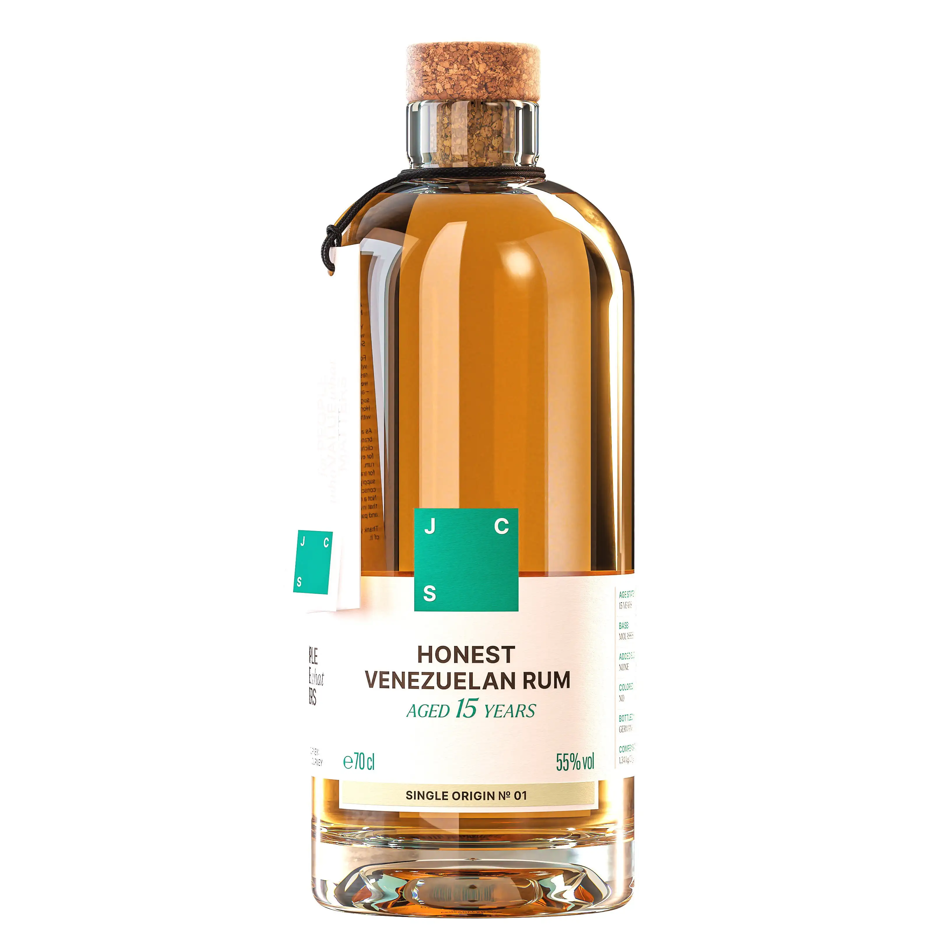 Bottle of Honest Venezuelan Rum (Single Origin Rum No 01)