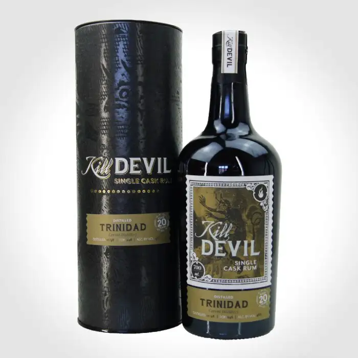 Image of the front of the bottle of the rum Kill Devil HTR