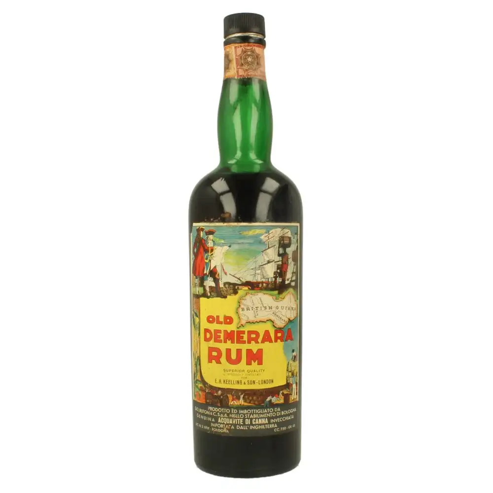 Image of the front of the bottle of the rum Old Demerara Rum