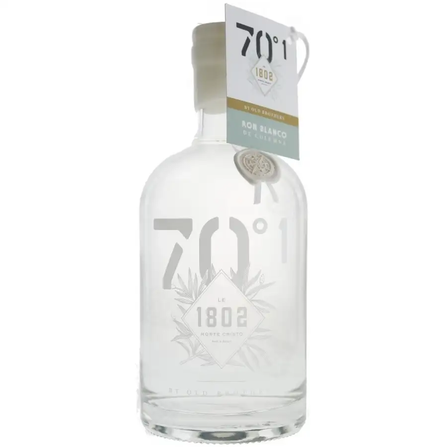 Image of the front of the bottle of the rum 70.1 - Le 1802 Monte Cristo