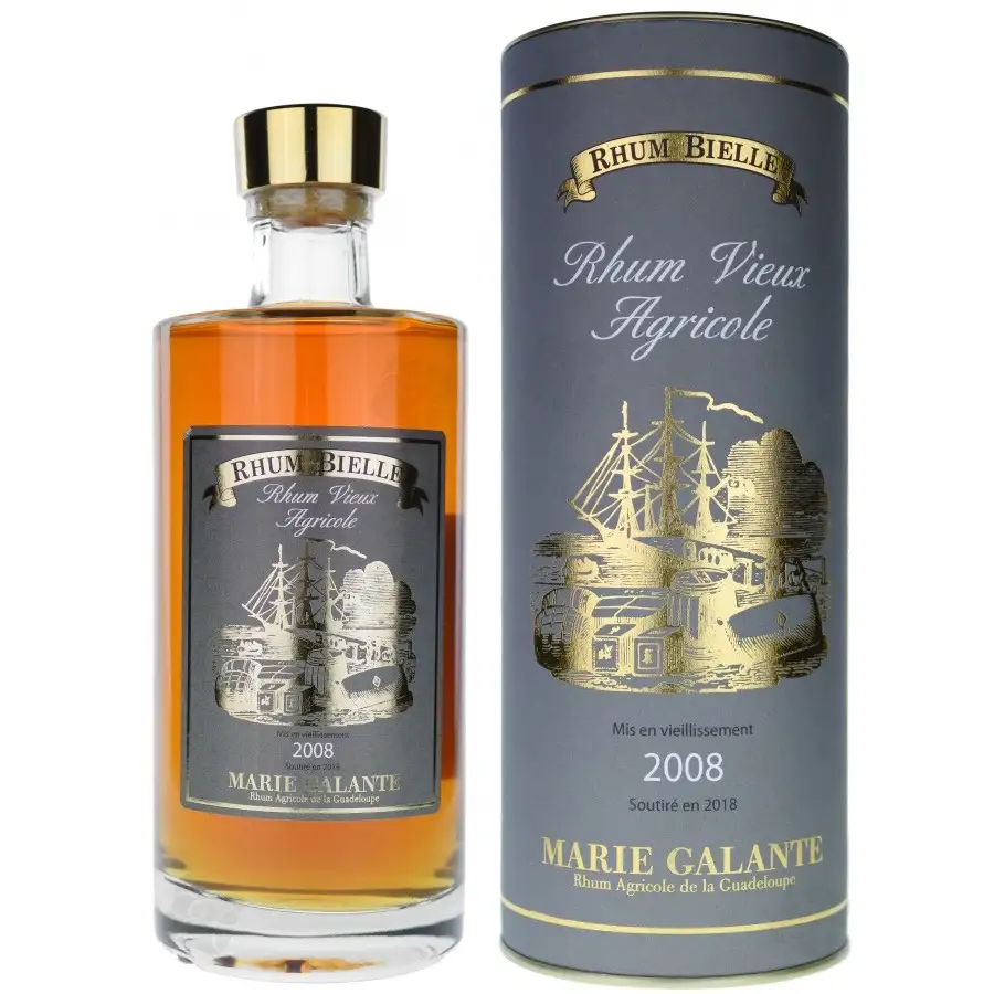 Image of the front of the bottle of the rum 10 ans d’âge