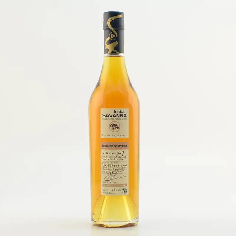 Image of the front of the bottle of the rum Lontan vieux Grand Arôme