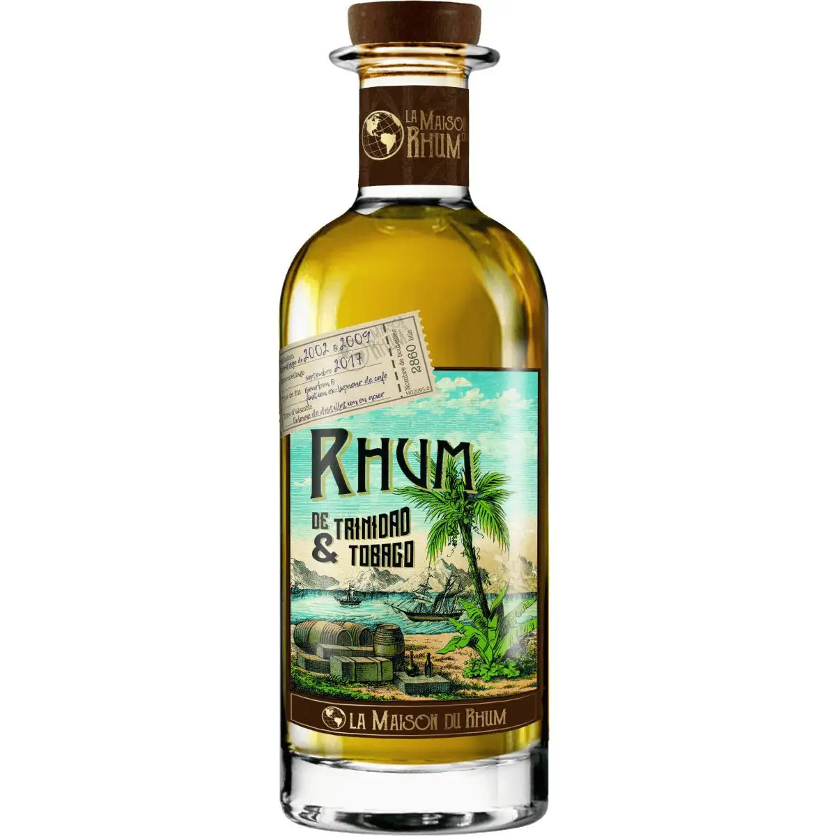 Image of the front of the bottle of the rum La Maison du Rhum Trinidad & Tobago