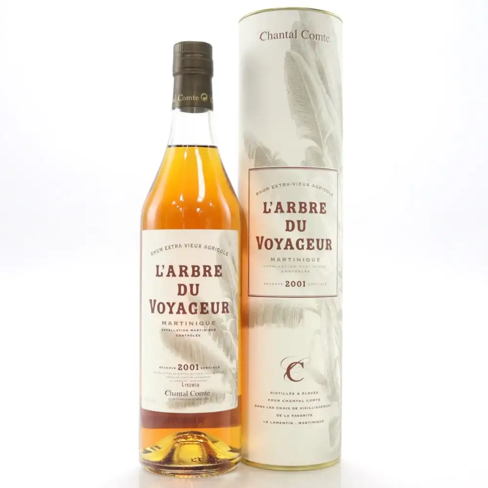 Image of the front of the bottle of the rum L‘Arbre Du Voyageur Réserve