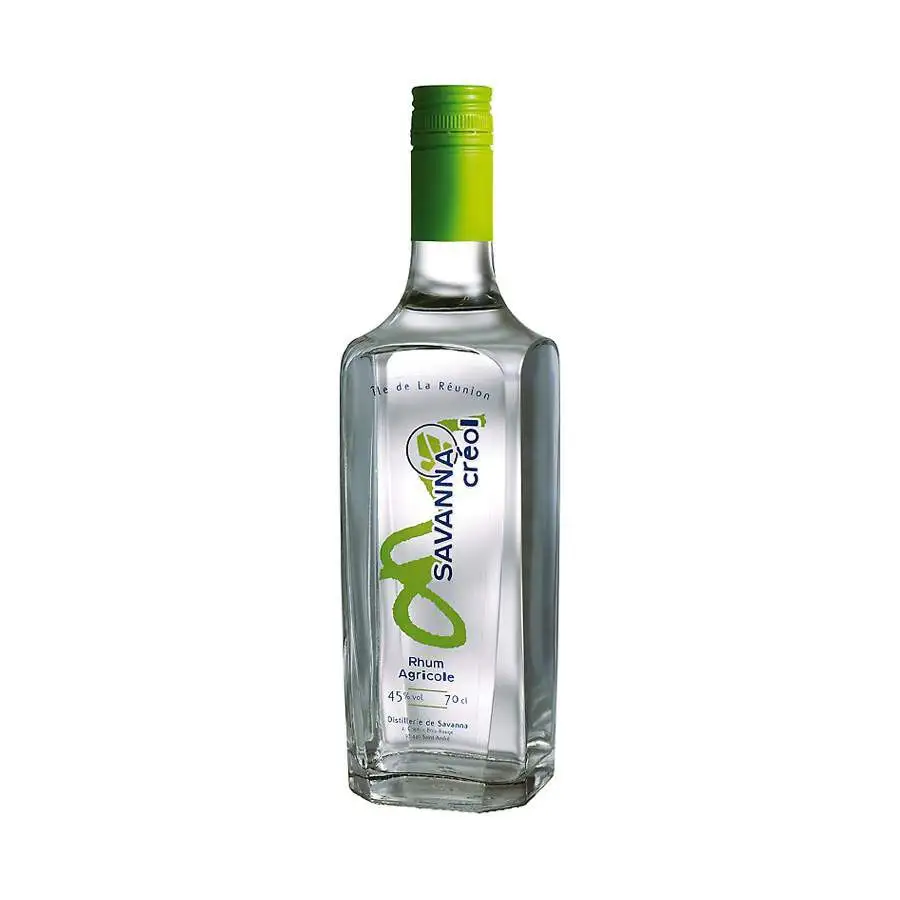 Image of the front of the bottle of the rum Creol Blanc