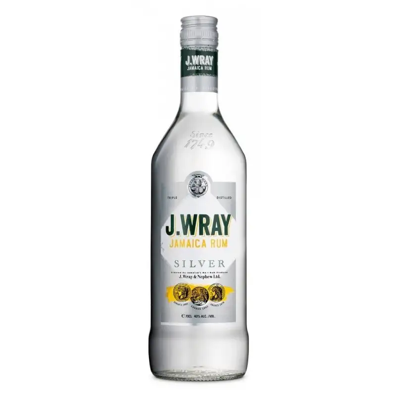 Image of the front of the bottle of the rumSilver
