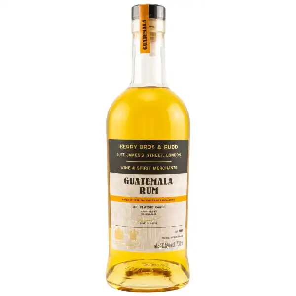 Image of the front of the bottle of the rumClassic Range Guatemala Rum