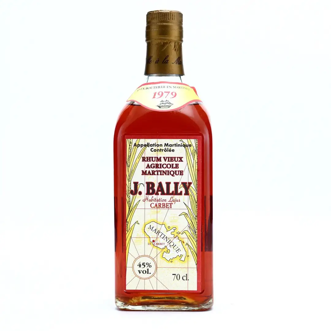 Image of the front of the bottle of the rum Habitation Lajus Carbet Millésime