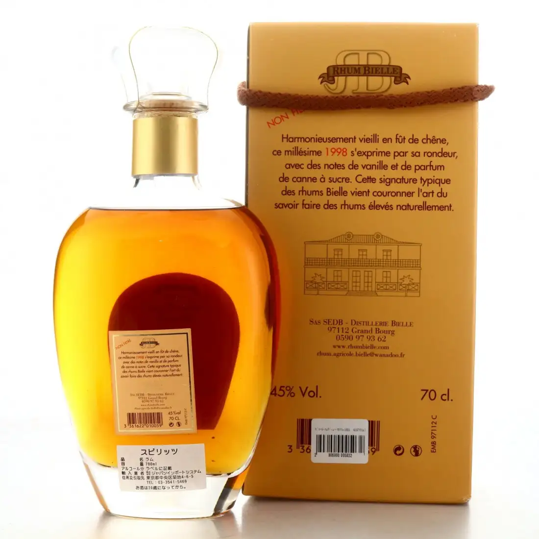 High resolution image of the bottle